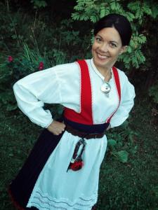 Pyhäjärven kansallispuku Pyhäjärvi national costume
