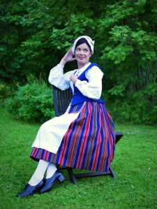 Rovaniemen kansallispuku Rovaniemi folkdräkt Rovaniemi national costume