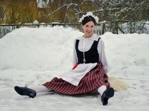 Elimäen kansallispuku Elimäki folkdräkt Elimäki national costume